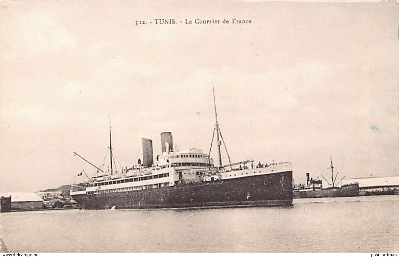 TUNIS - Le Courrier De France - Ed. EMT 512 - Tunisie