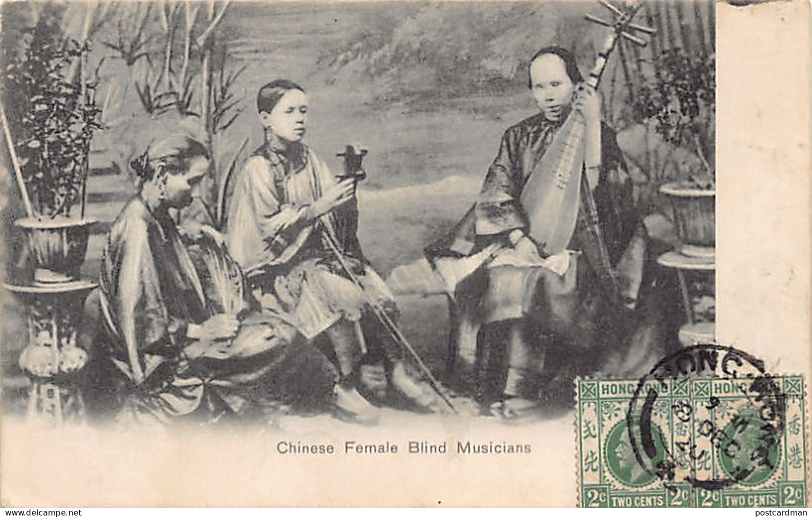 China - Chinese Female Blind Musicians - Publ. M. Sternberg  - Chine