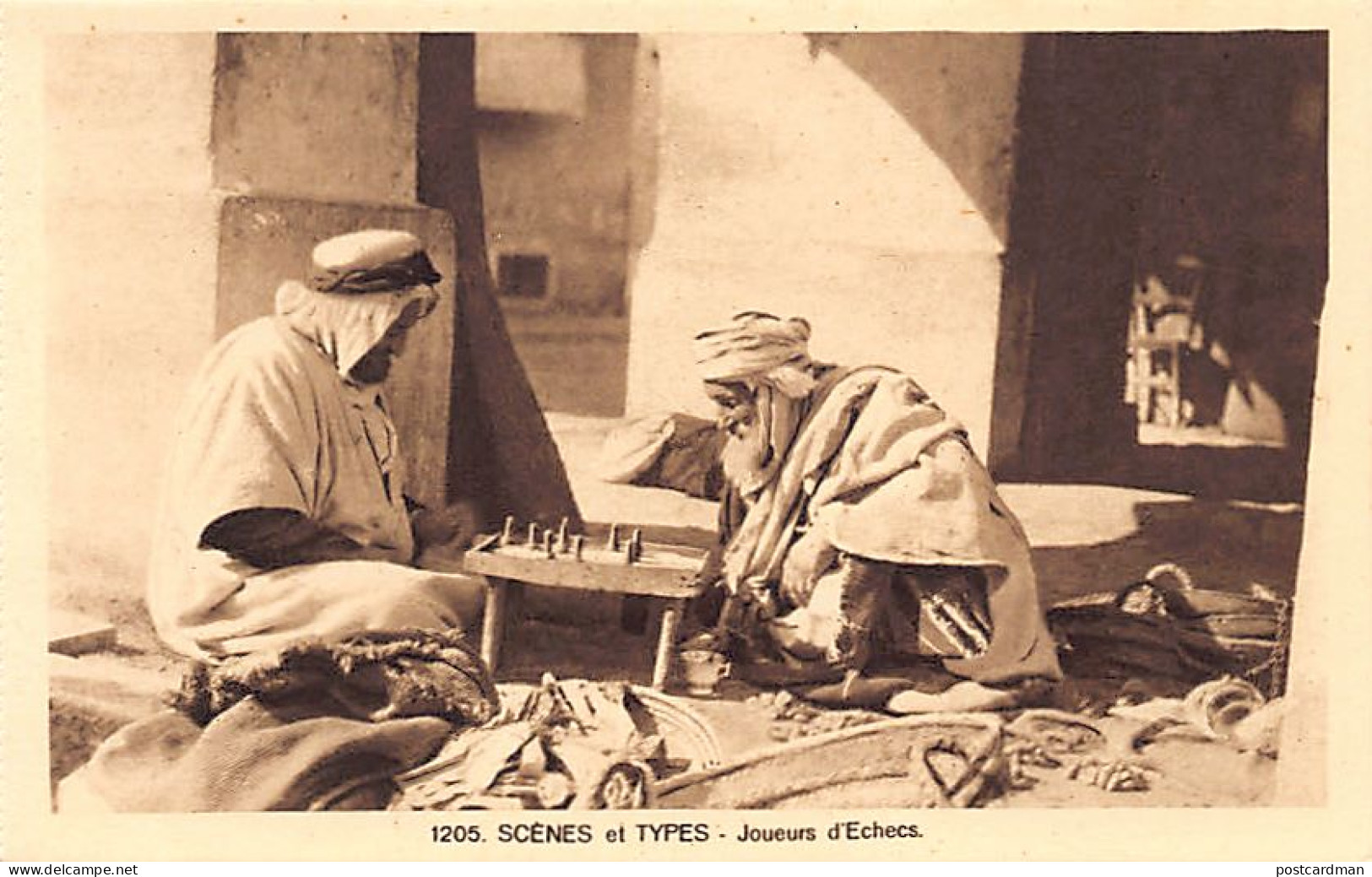 Algérie - Joueurs D'échecs - Ed. CAP 1205 - Berufe