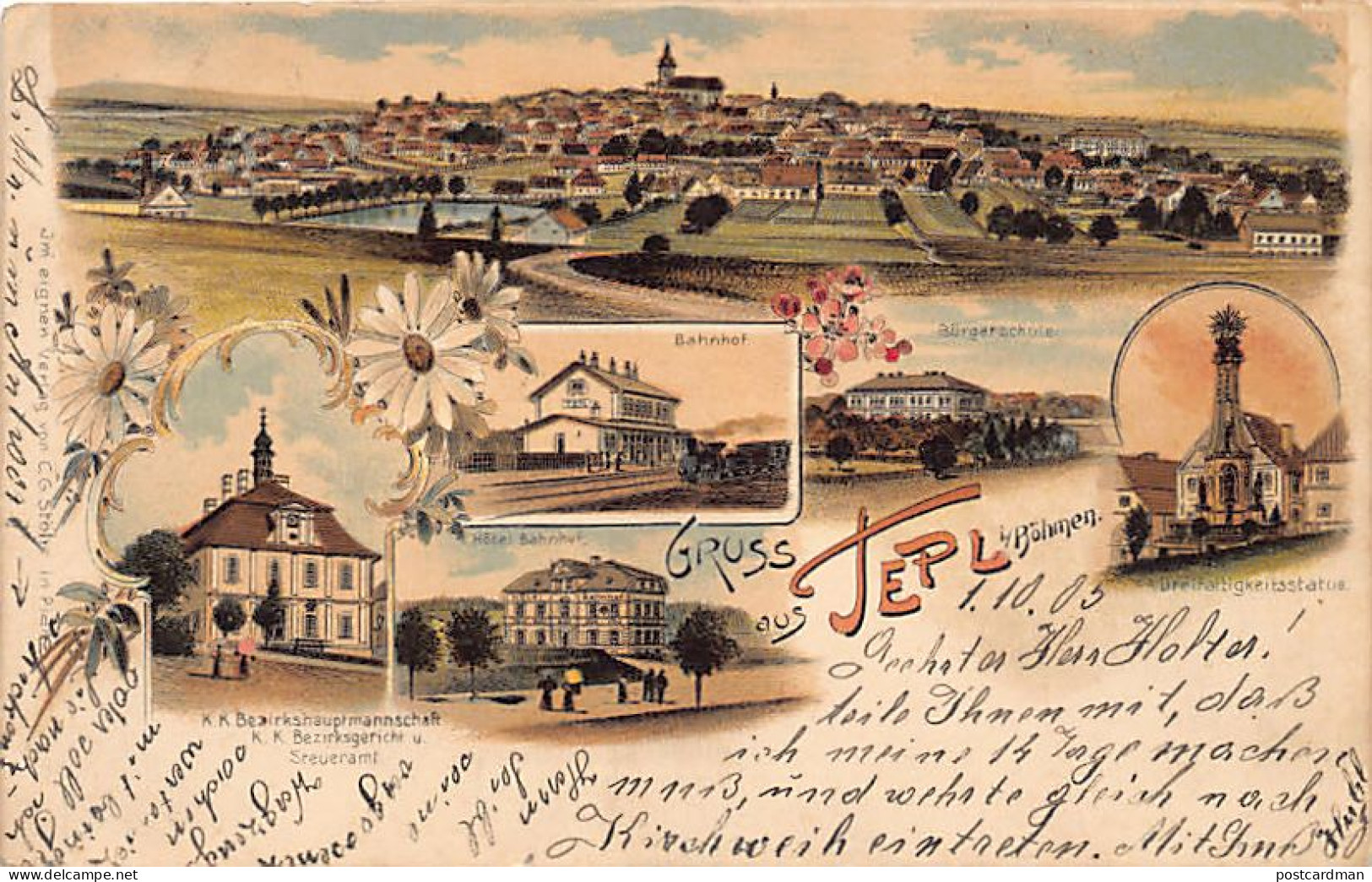 ČESKÁ Rep. Czech Rep. - TEPLÁ - Tepl I. Böhmen - LITHO - Tchéquie