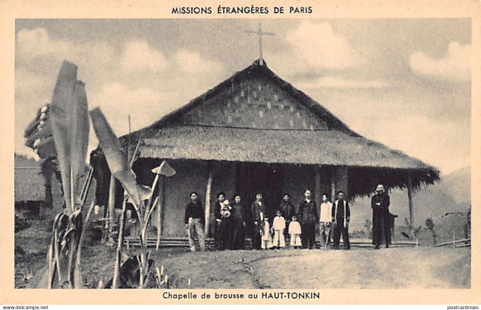Viet Nam - Chapelle De Brousse Dans Le Haut-Tonkin - Ed. Missions Étrangères De Paris - Viêt-Nam