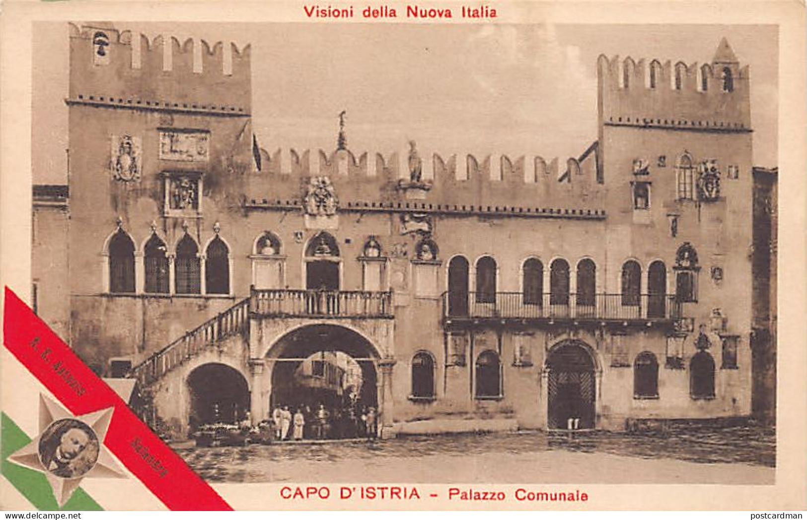 Slovenia - KOPER Capo D'Istria - Palazzo Comunale - Part Of The Set Visioni Della Nuova Italia I.e. Visions Of The New I - Slovénie