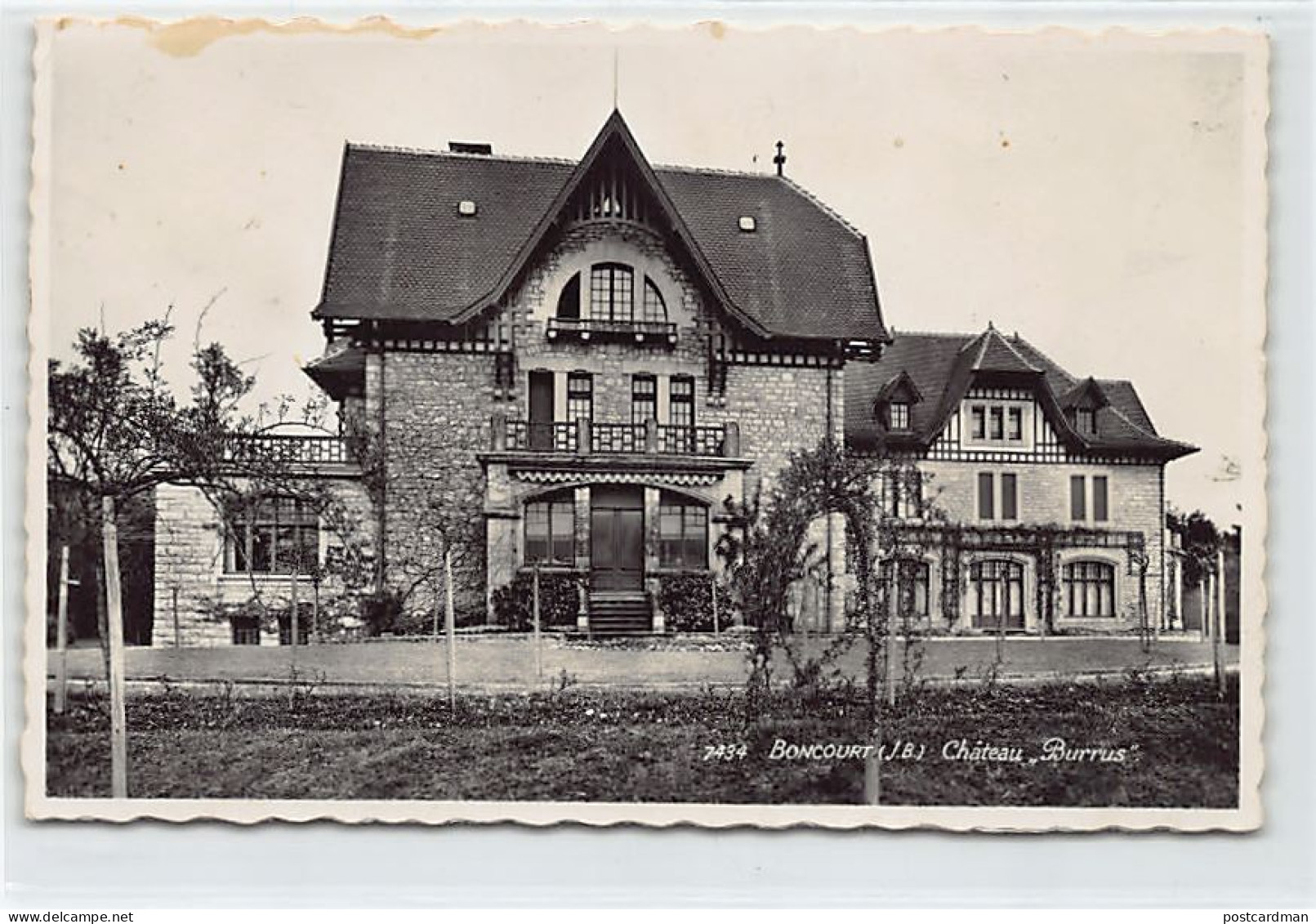 Suisse - BONCOURT (JU) Château Burrus - Ed. Perrochet 7434 - Boncourt