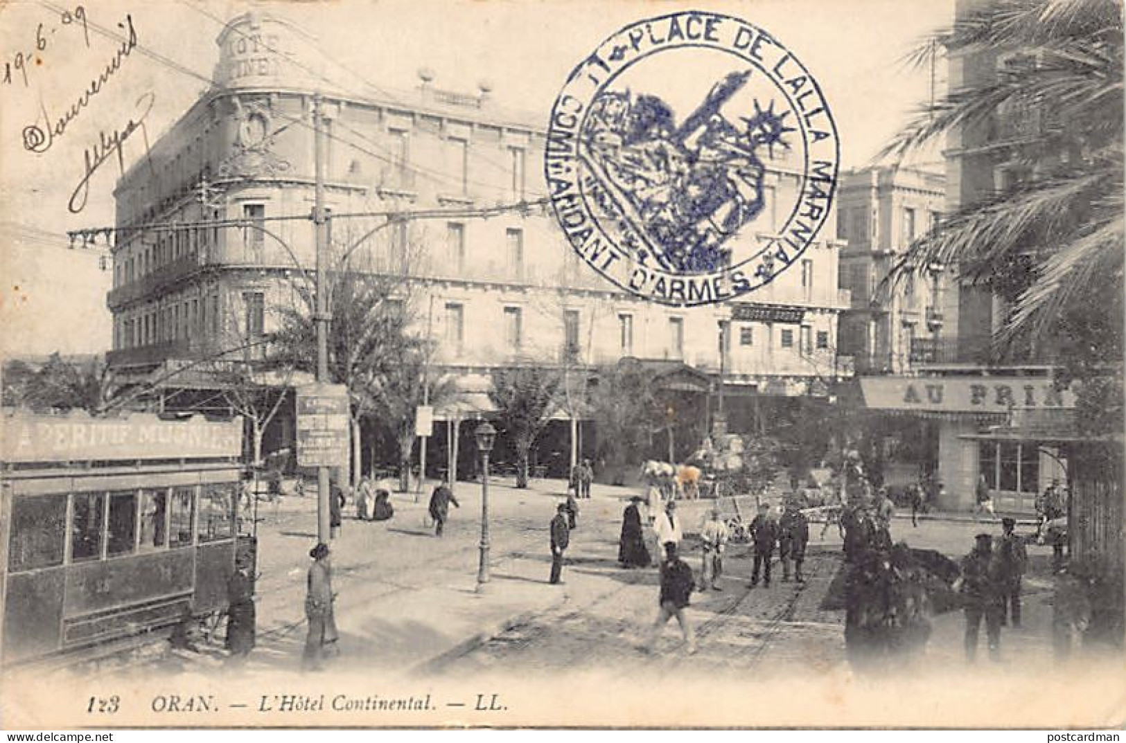 Algérie - ORAN - L'Hôtel Continental - Au Printemps - Ed. L.L. 123 - Oran