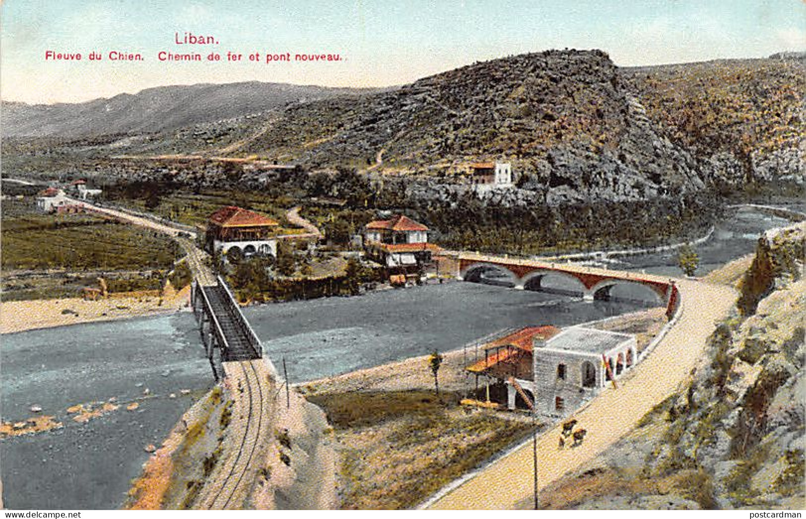 Liban - Fleuve Du Chien - Chemin De Fer Et Pont Nouveau - Ed. André Terzis & Fils  - Libanon