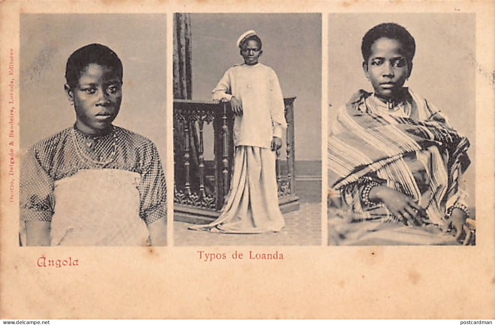 Angola - Native Types From Luanda - Publ. Osorio, Delgado & Bandeira  - Angola