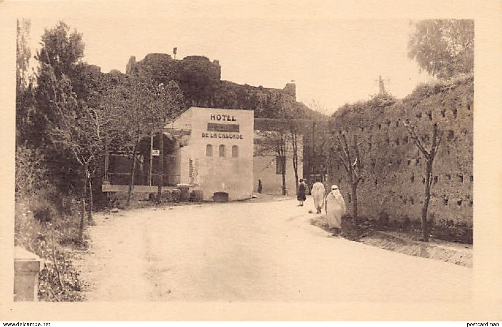 Maroc - EL HADJEB - Ville Nouvelle - Hôtel De La Cascade - Ed. Inconnu  - Sonstige & Ohne Zuordnung