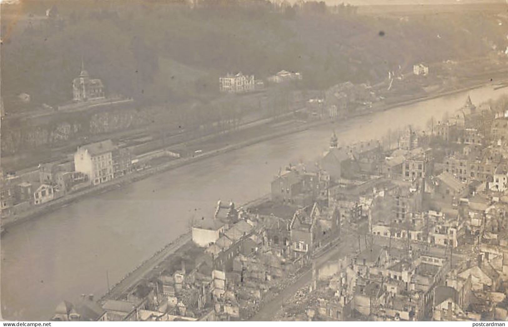 DINANT (Namur) CARTE PHOTO - La Ville Détruite - Première Guerre Mondiale - Dinant