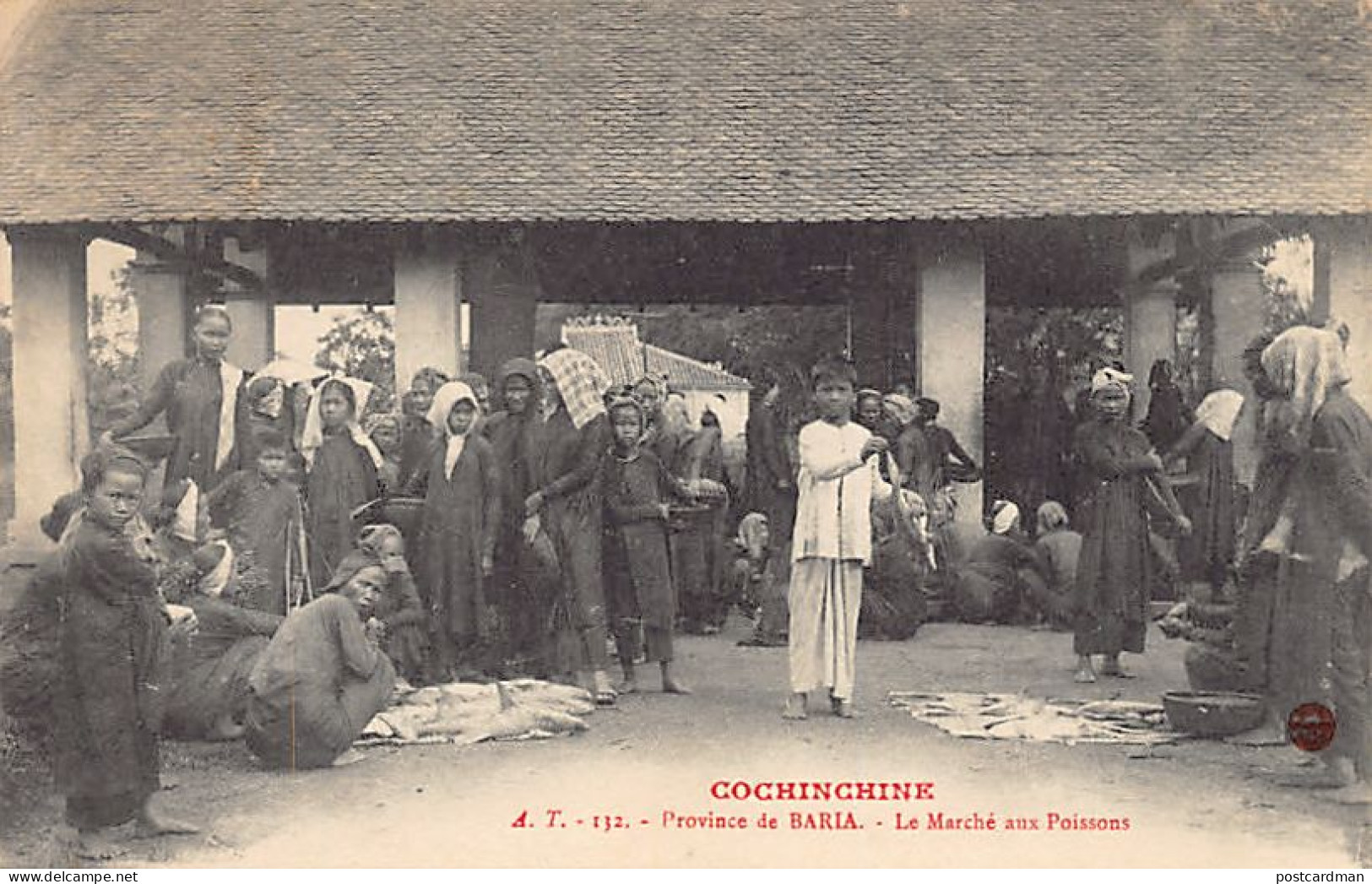 Viet-Nam - BARIA - Le Marché Aux Poissons - Ed. A.T. 132 - Vietnam