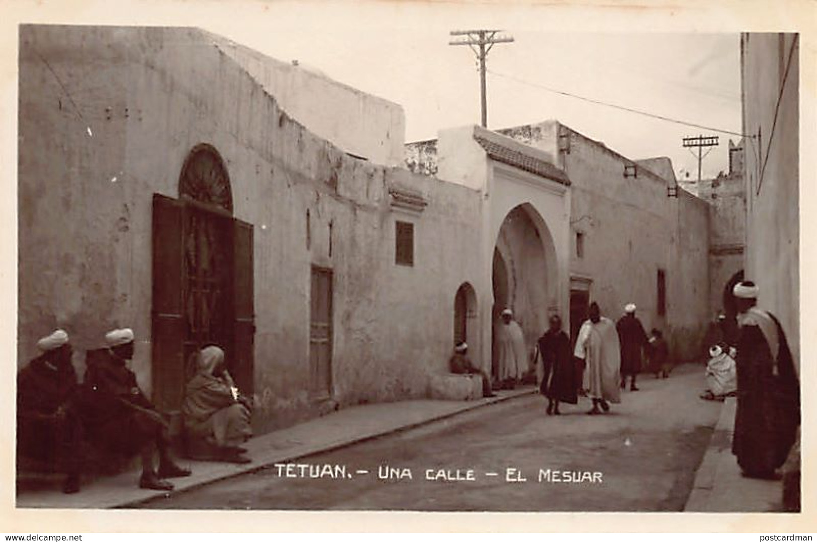 Maroc - TETUAN Tétouan - Una Calle - El Mesuar - Ed. Inconnu  - Other & Unclassified