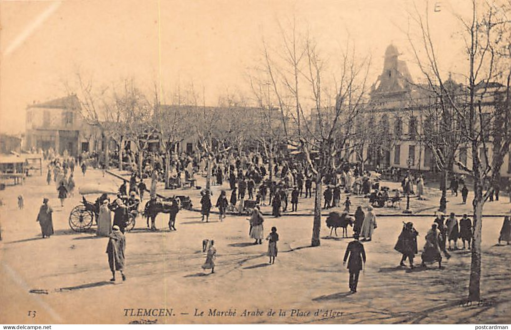 Algérie - TLEMCEN - Le Marché Arabe De La Place D'Alger - Ed. Neurdein ND Phot. 13 - Tlemcen