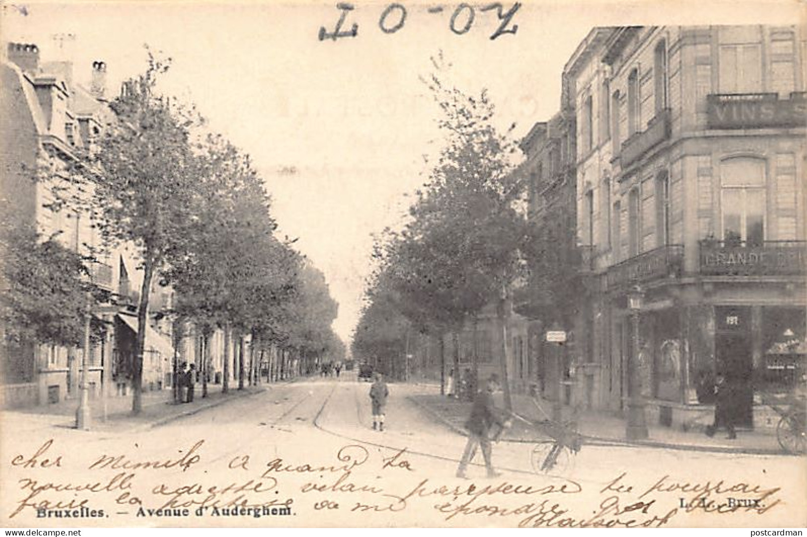BRUXELLES - Avenue D'Auderghem - Ed. L. L.  - Autres & Non Classés