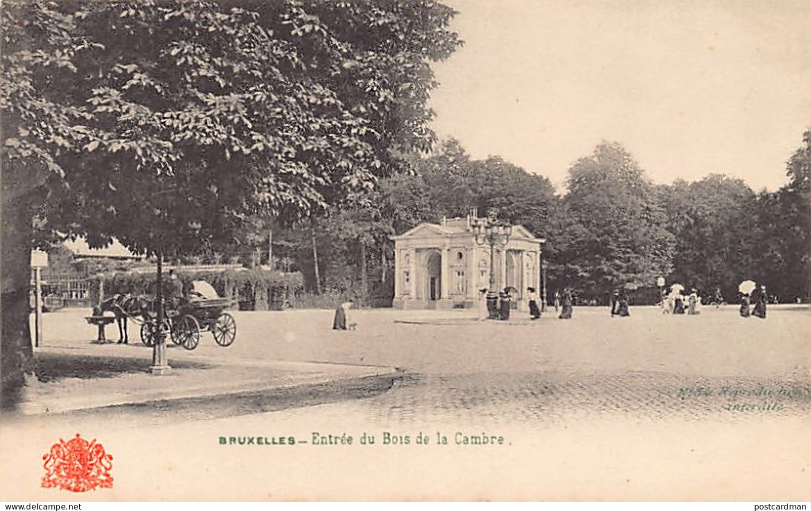 BRUXELLES - Entrée Du Bois De La Cambre - Bruxelles (Città)