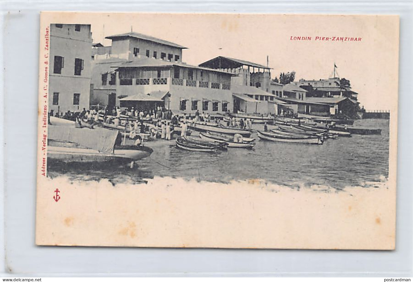 ZANZIBAR - Landing Pier - Publ. A. C. Gomes & Co.  - Tansania