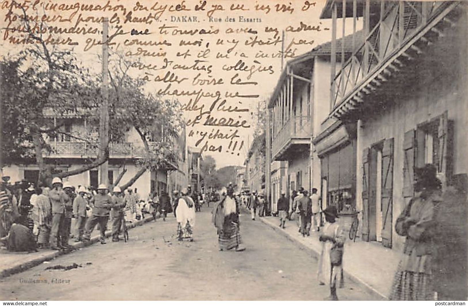 Sénégal - DAKAR - Rue Des Essarts - Ed. Guilleman 8 - Sénégal