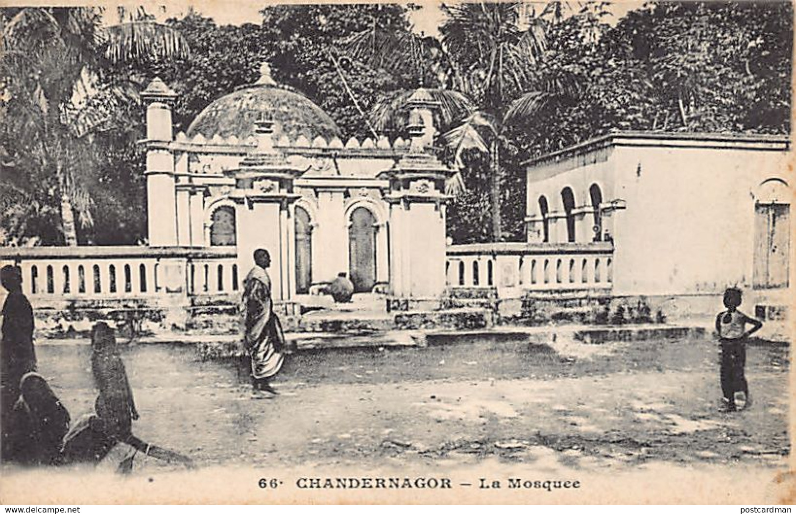 India - CHANDERNAGOR Chandannagar - The Mosque - Publ. Messageries Maritimes 66 - Indien