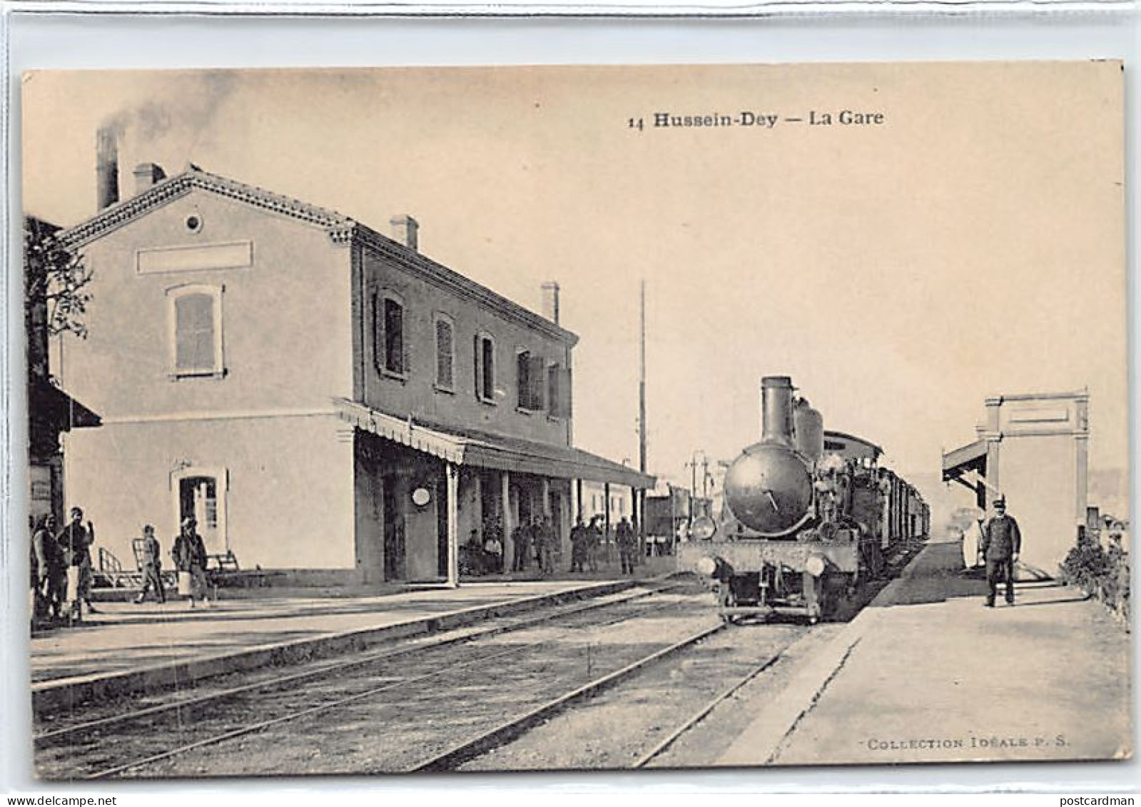HUSSEIN DEY - La Gare, Locomotive - Other & Unclassified