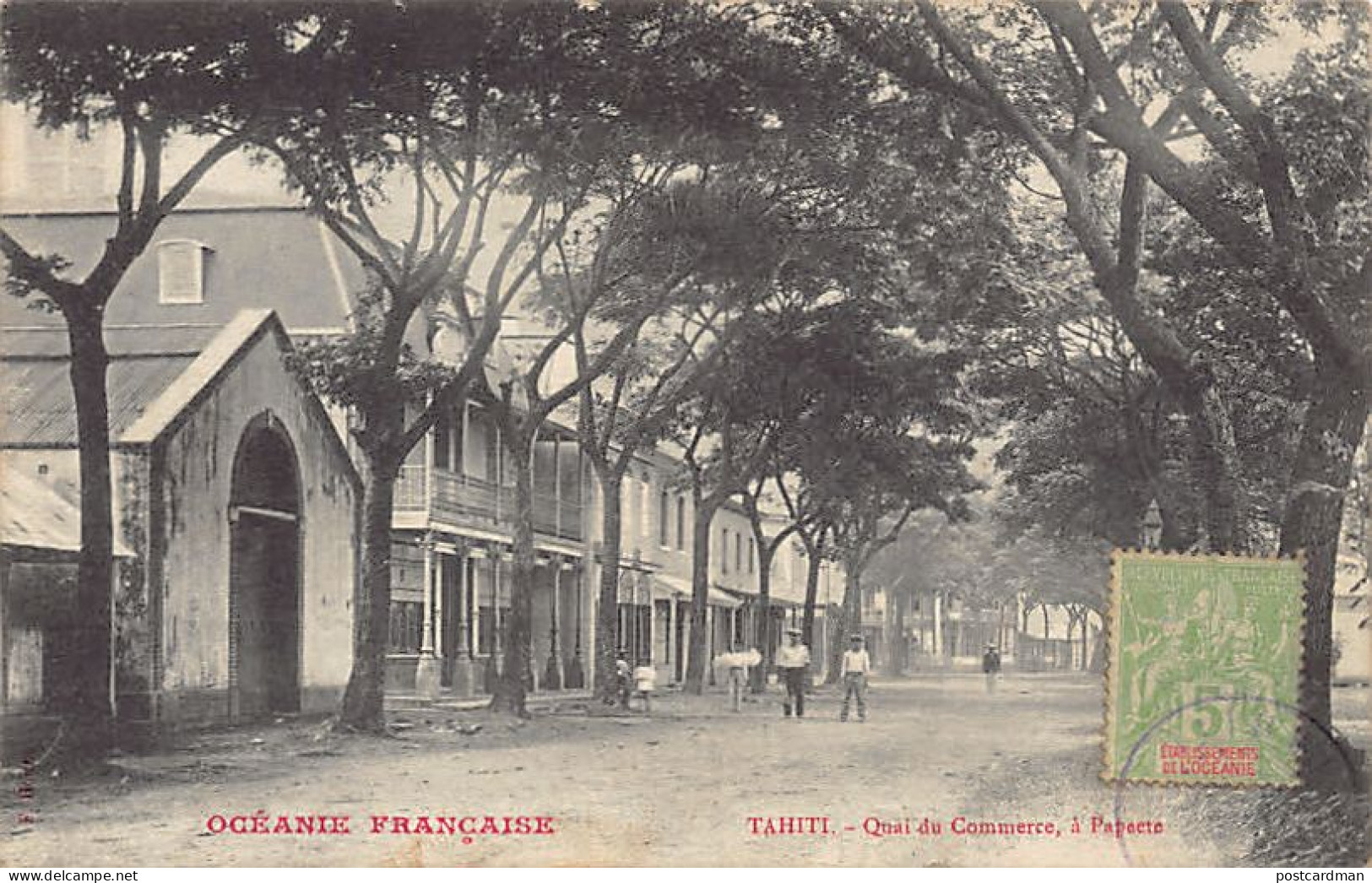 Polynésie - Tahiti - Quai Du Commerce à Papeete - Ed. F. Homes. - Polynésie Française