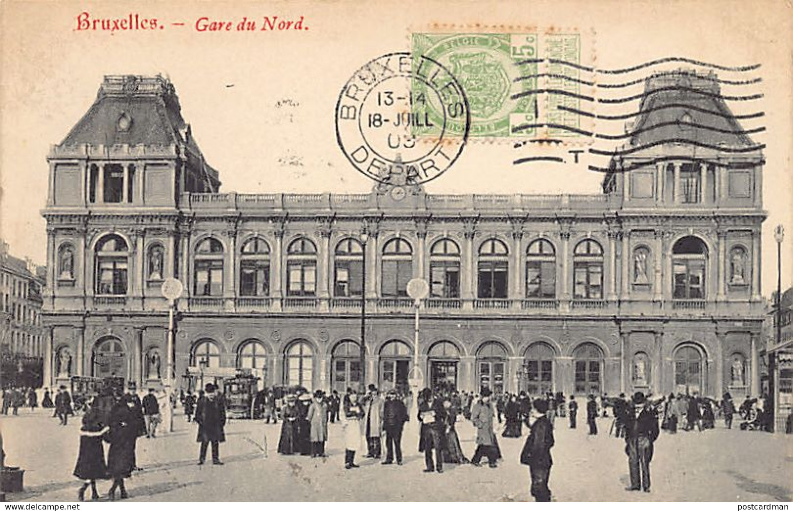 BRUXELLES - Gare Du Nord - Ed. Inconnu  - Otros & Sin Clasificación
