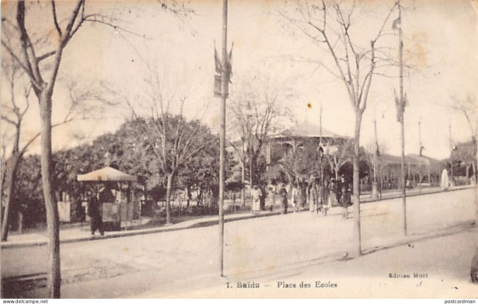 Algérie - SAÏDA - Place Des écoles - Ed. Motz 1 - Saida