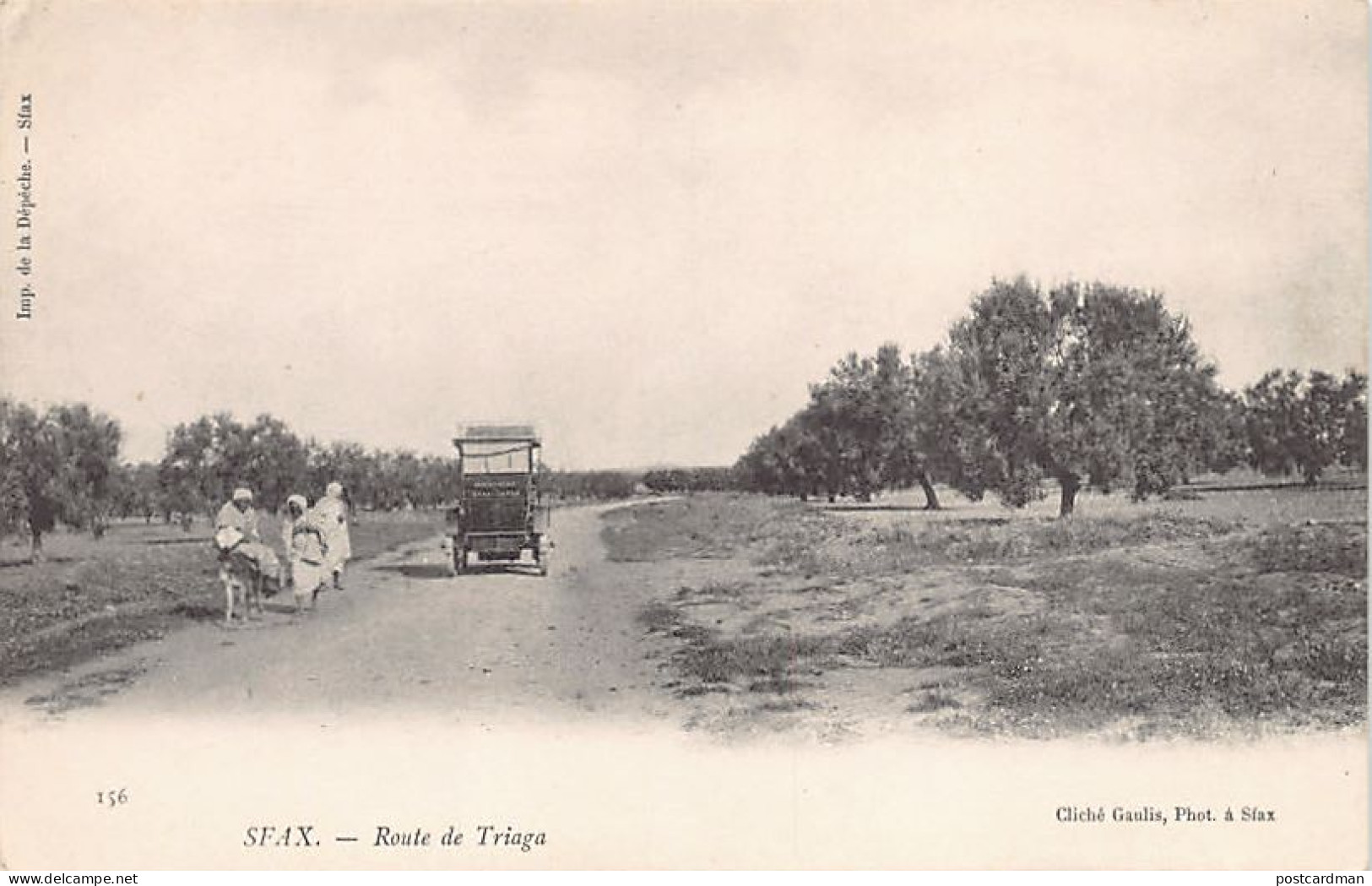 Tunisie - SFAX - Route De Triaga - Cliché Gaulis - Ed. La Dépêche 156 - Túnez