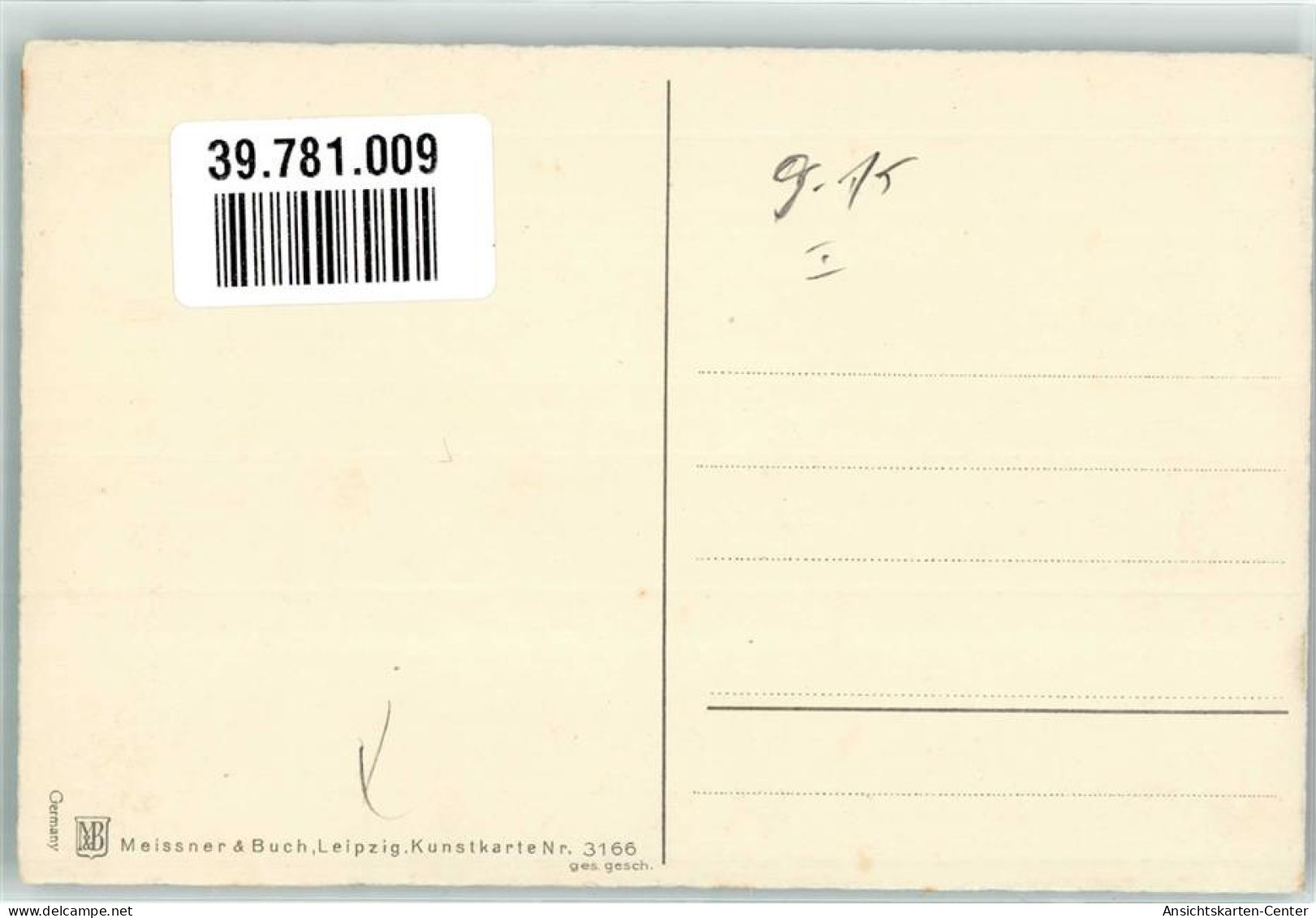 39781009 - Frau Paar Blumen Meissner U. Buch Nr.3166 - Anniversaire