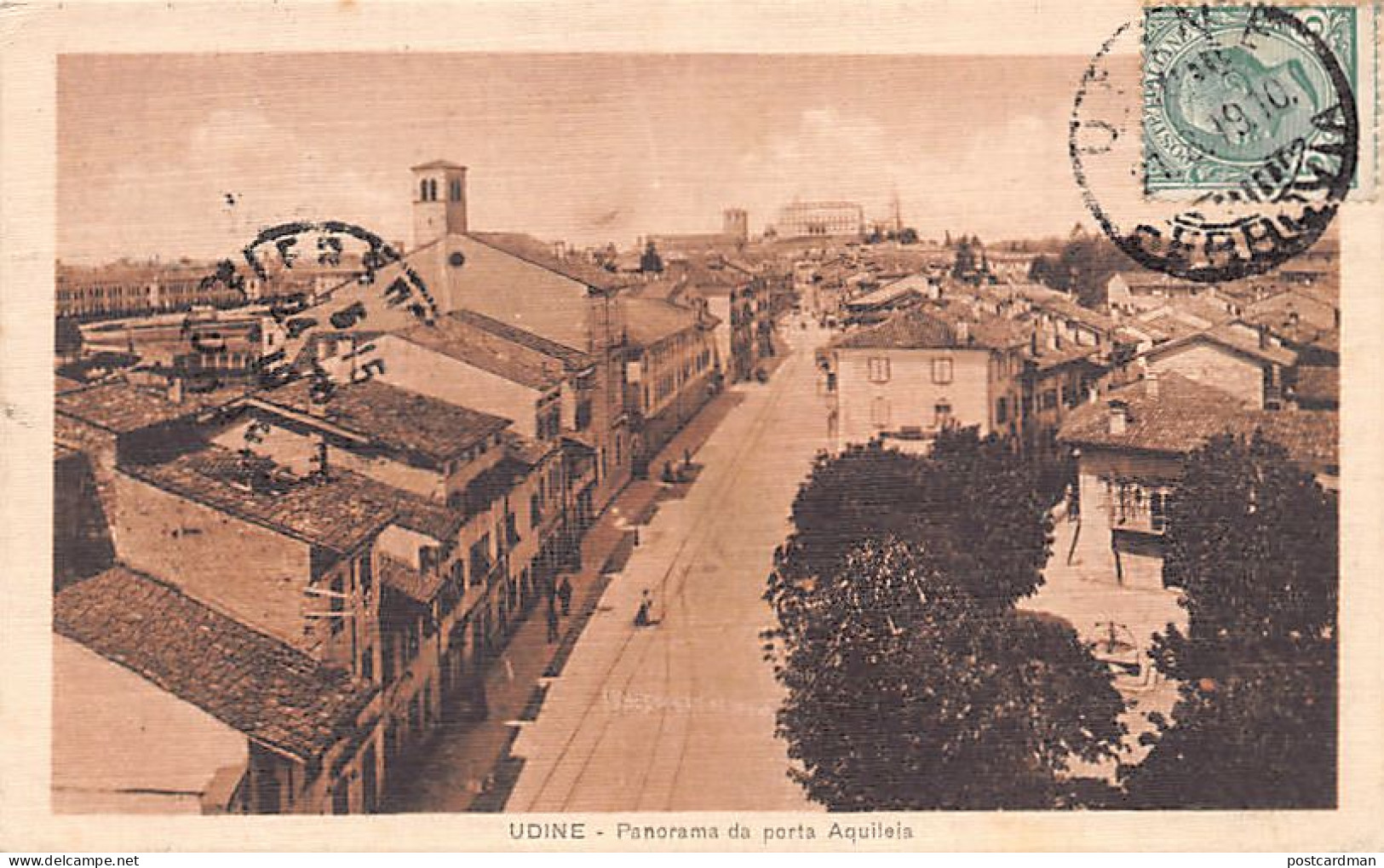 UDINE - Panorama Da Porta Aquileia - Udine