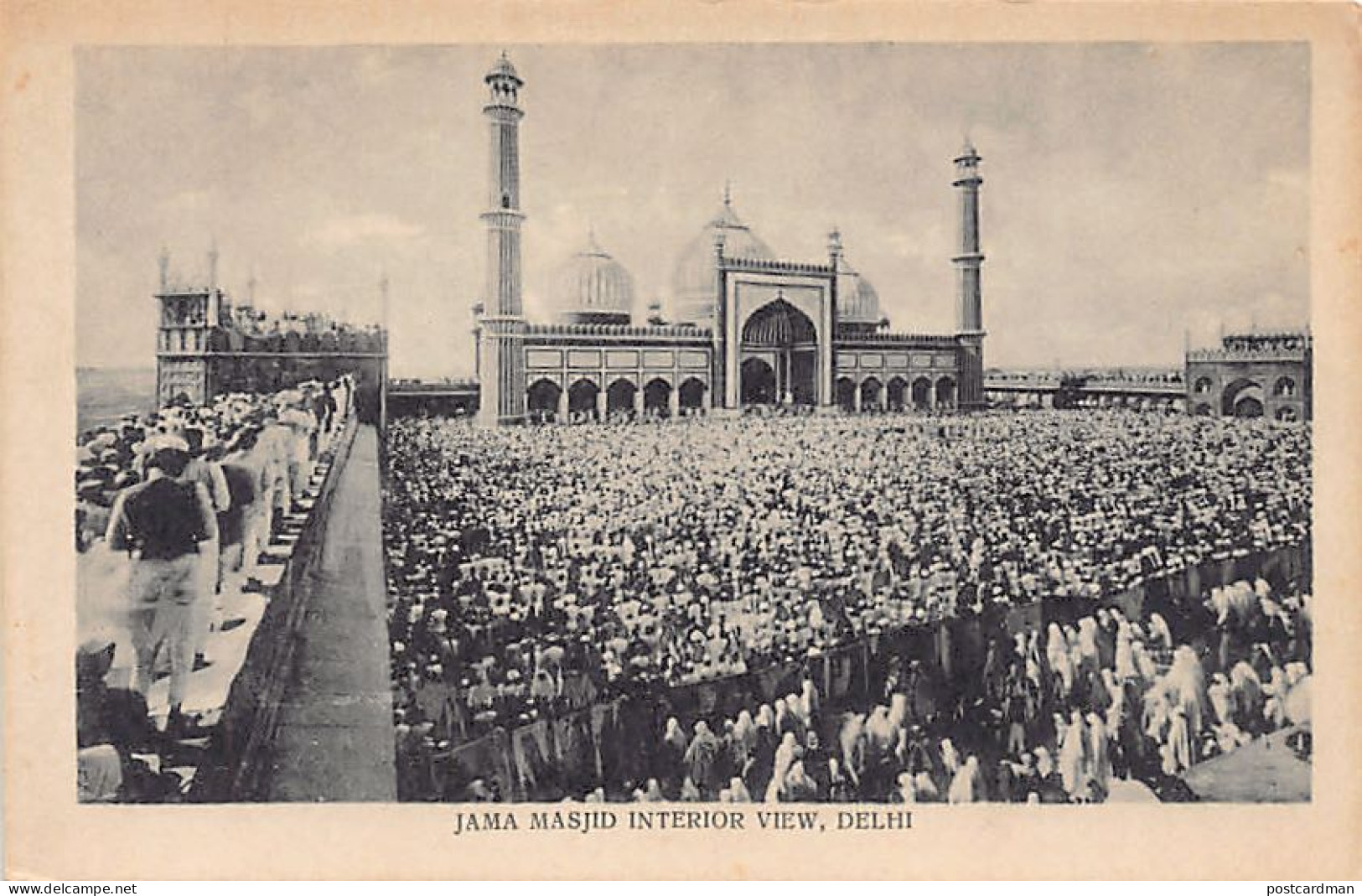 India - DELHI - Jama Masjid Interior View - Mosque - India