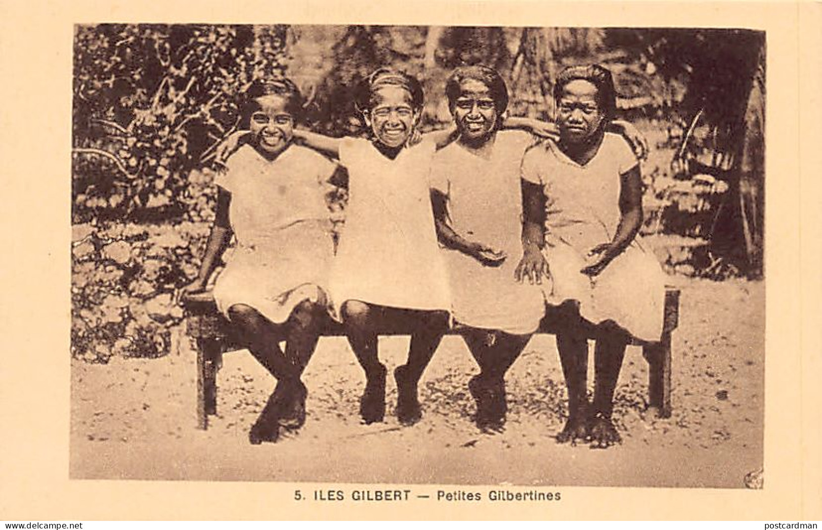 Kiribati - Gilbert Islands - Native Children - Publ. F. Chapeau 5 - Kiribati
