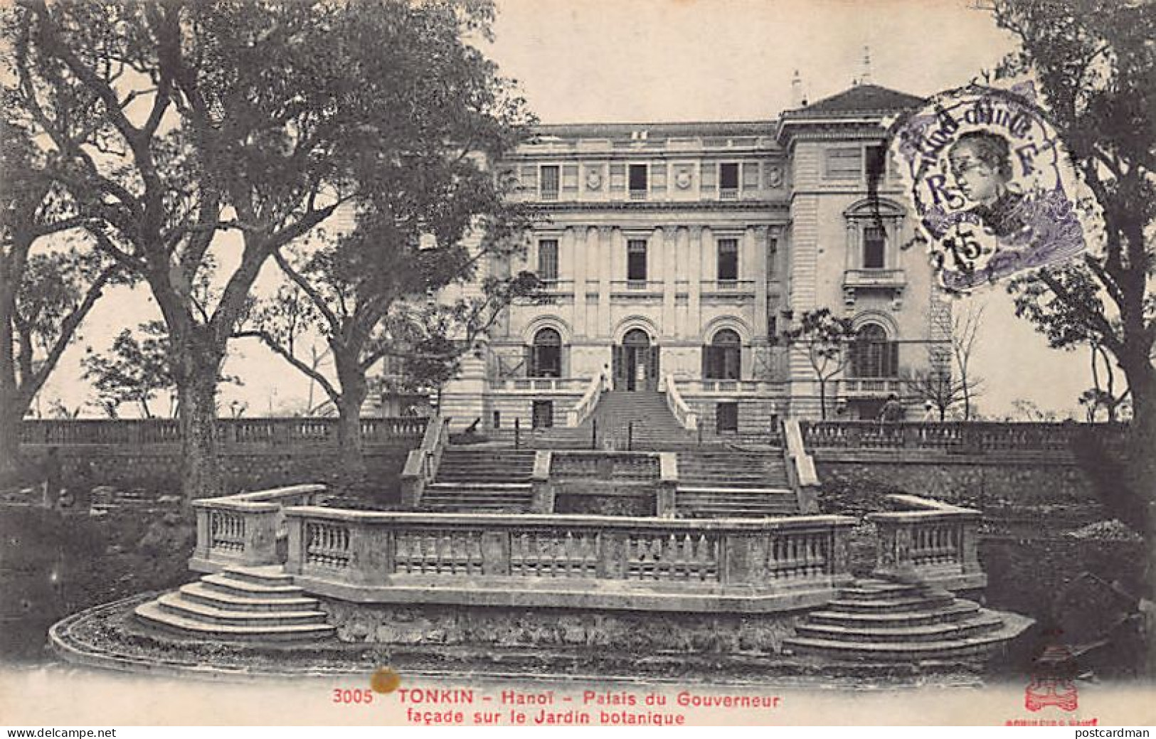 Viet Nam - HANOI - Palais Du Gouverneur - Façade Sur Le Jardin Botanique - Ed. P - Vietnam