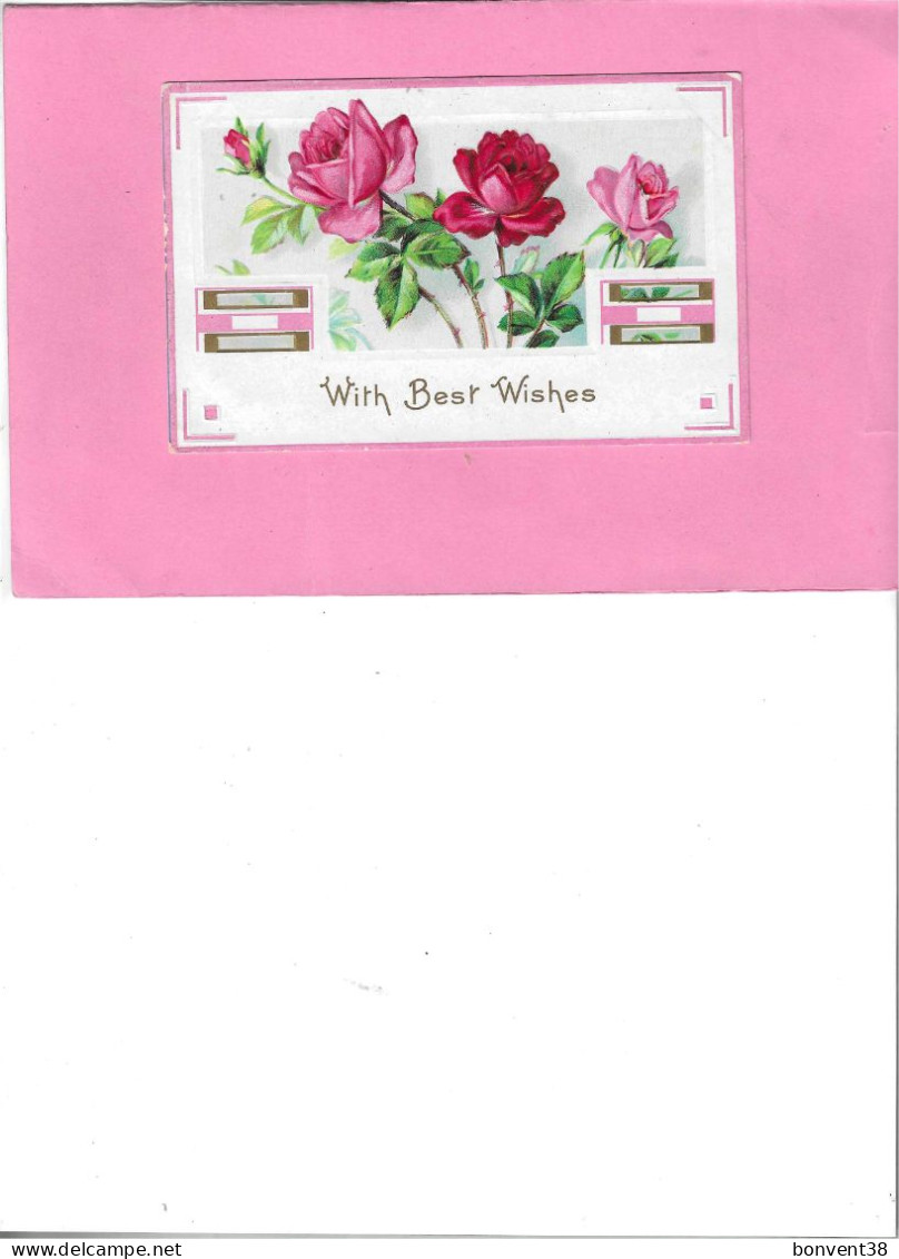 K1505 -  ROSES - Lot de 4 Cartes Postales