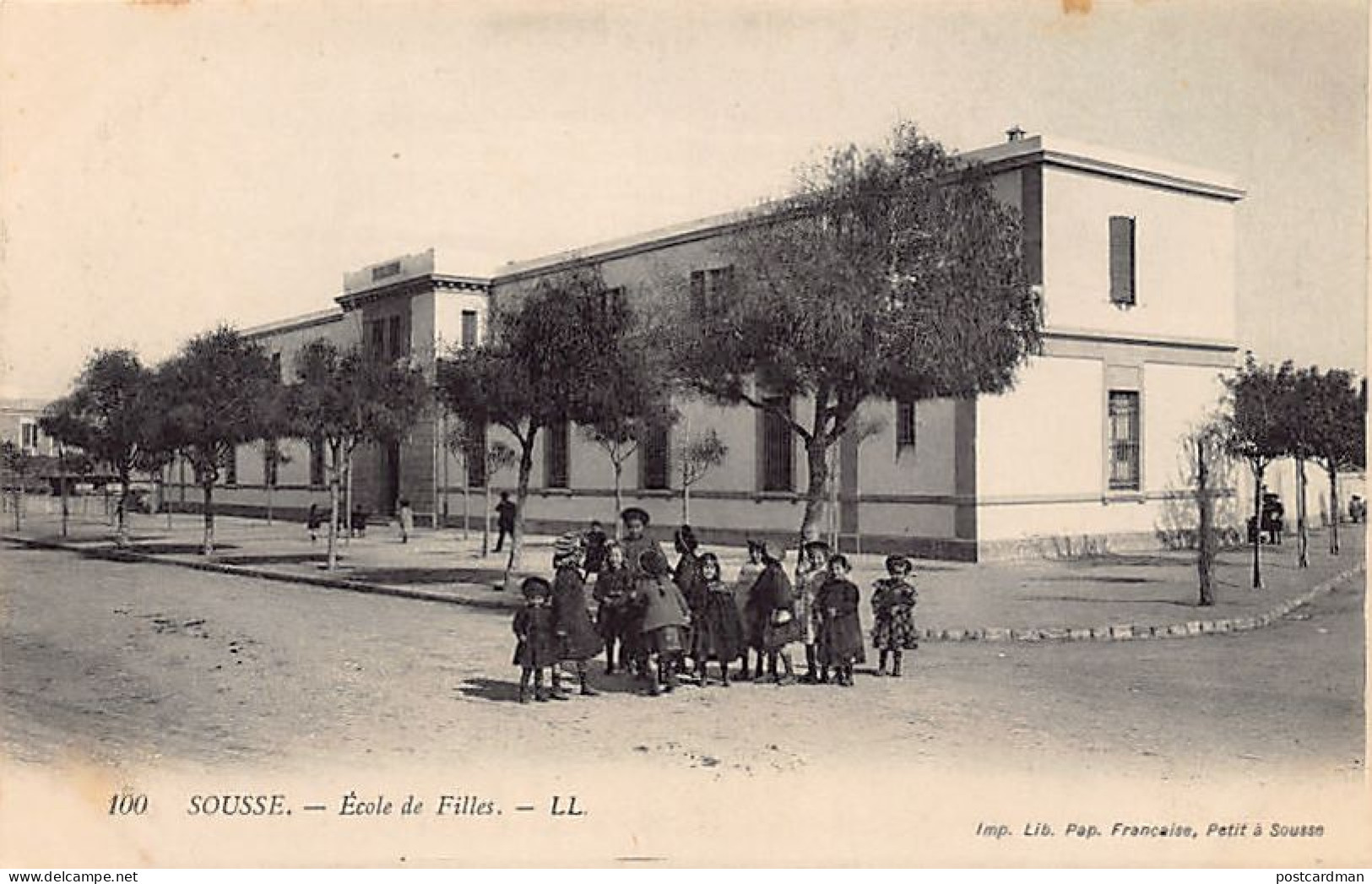 Tunisie - SOUSSE - Ecole De Filles - Ed. L.L. Levy 100 - Tunesien
