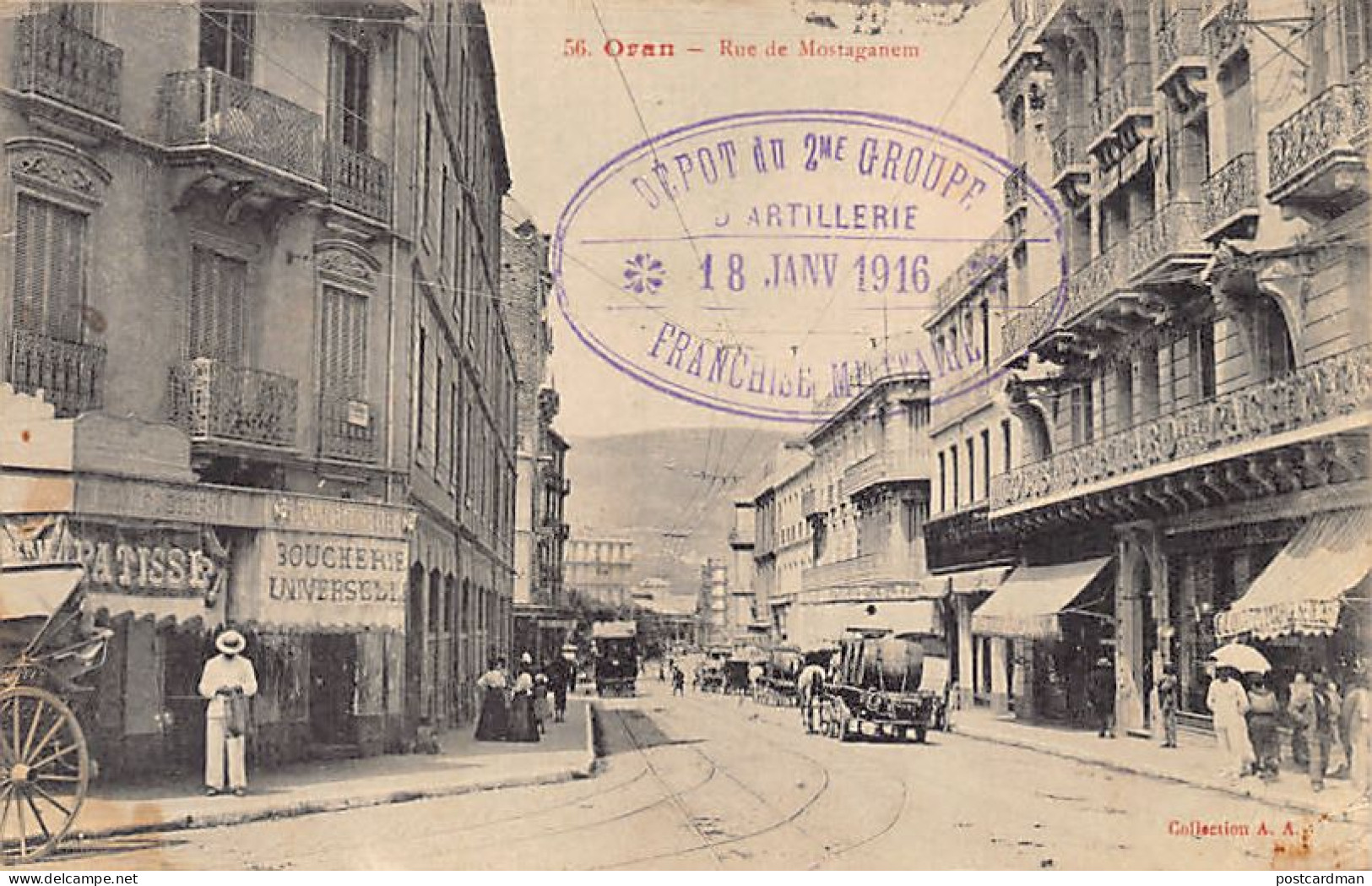 ORAN - Rue De Mostagadem - Ed. A.A. 56 - Oran