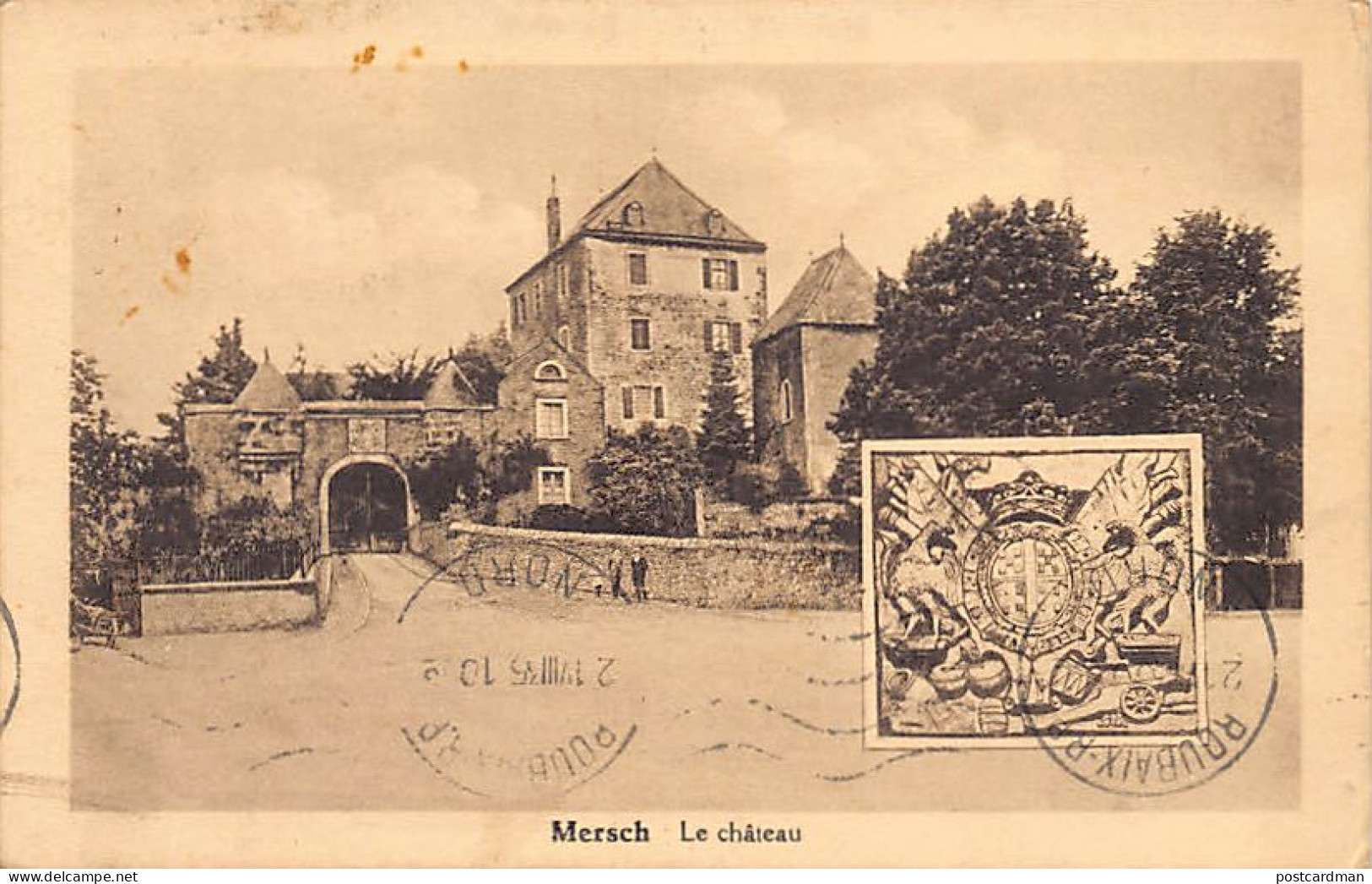 Luxembourg - MERSCH - Le Château - Ed. E. Hansen  - Autres & Non Classés