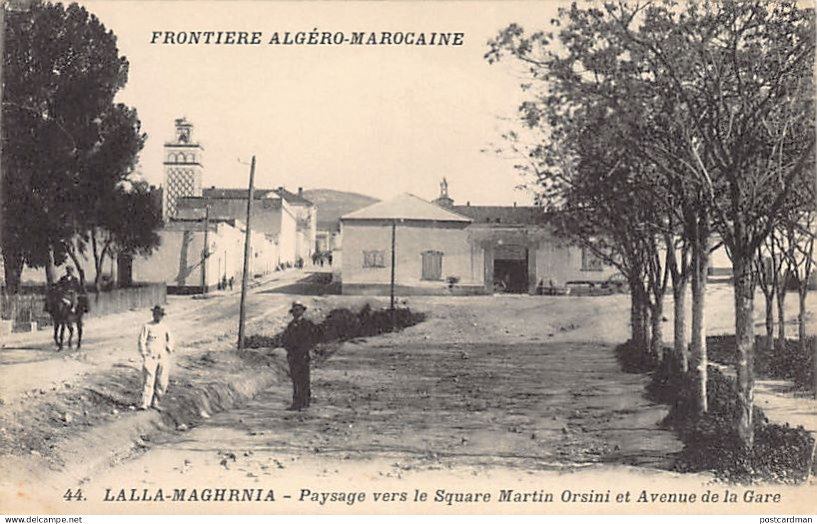 Algérie - LALLA MAGHRNIA - Paysage Vers Le Square Martin Orsini Et Avenue De La Gare - Ed. Boumendil 44 - Altri & Non Classificati