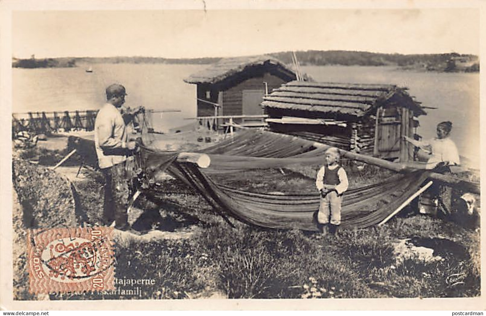 Finland - LYPERTÖ - Kalastajan Perhe - Fisherman's Family - Publ. AE 7323 - Finnland