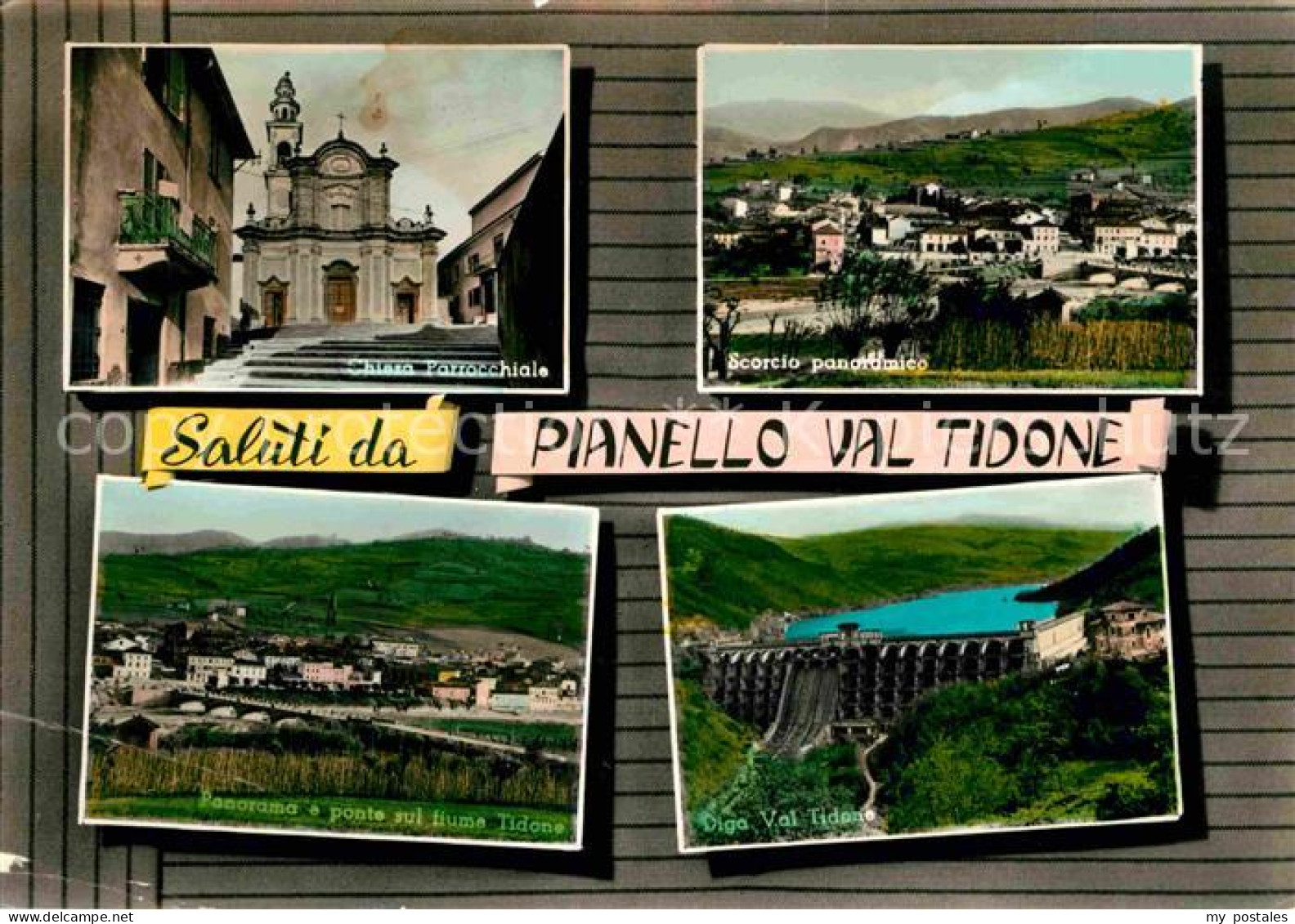 72692930 Pianello Val Tidone Chiesa Scorcio Panoramico Ponte Diga Pianello Val T - Autres & Non Classés