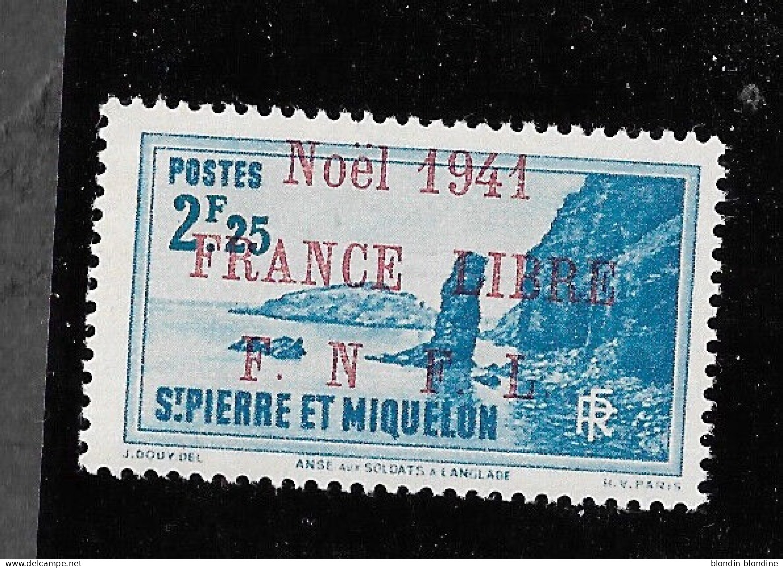 SPM MIQUELON YT 227A MVLH/VF..Rarement Vu Seulement 1500 Ex Imprimé... 100 % Authentique - Unused Stamps