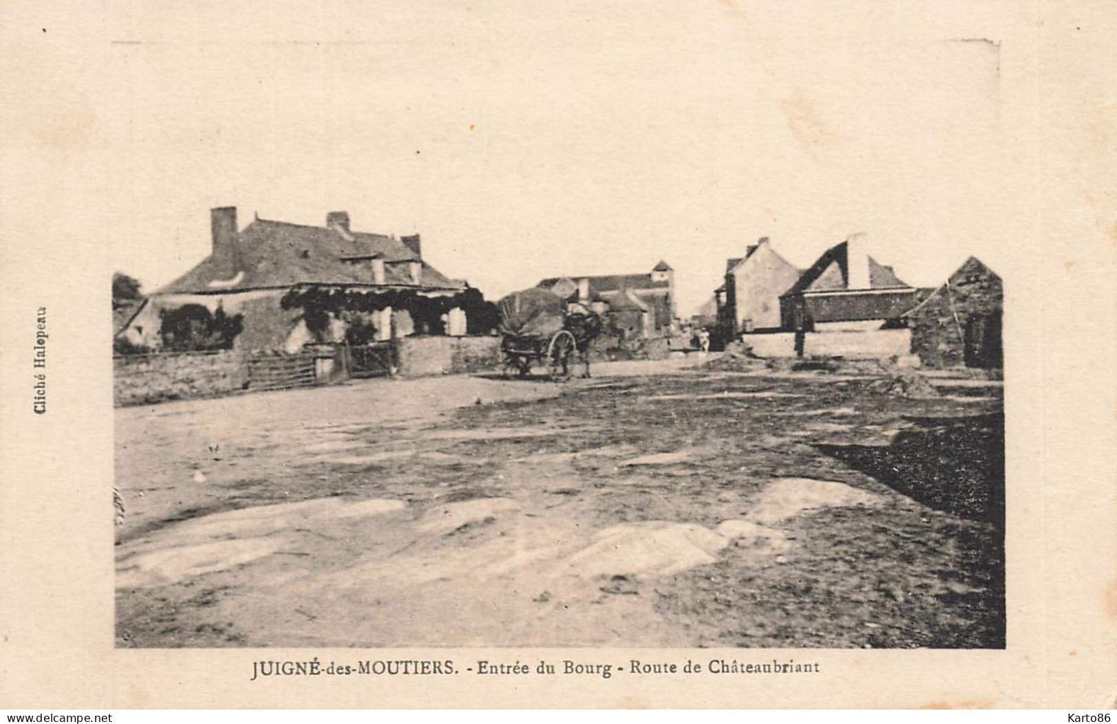 Juigné Des Moutiers * Entrée Du Bourg Du Village , Route De Chateaubriant * Villageois - Altri & Non Classificati