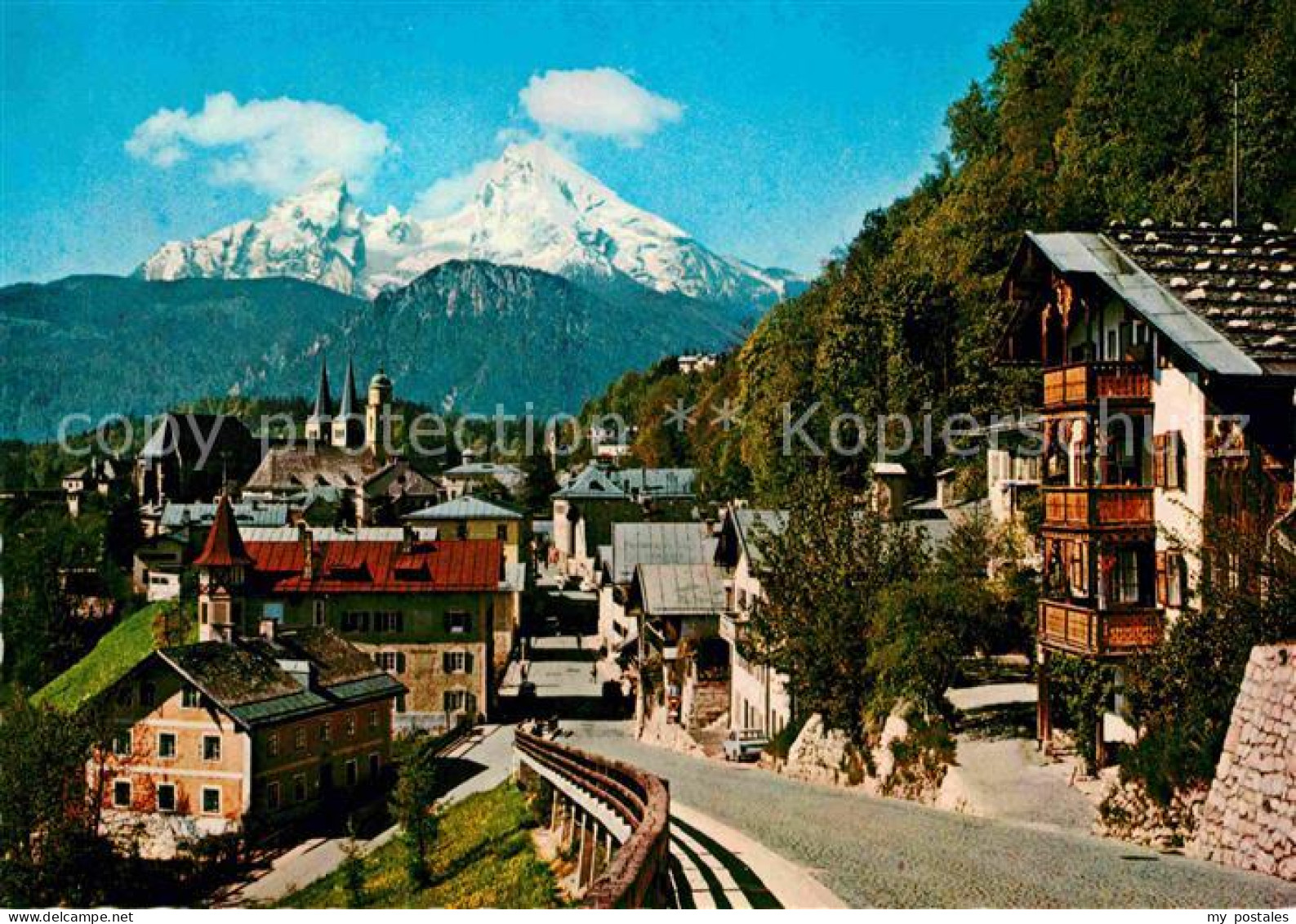 72692916 Berchtesgaden Ortsansicht Mit Blick Zum Watzmann Berchtesgadener Alpen  - Berchtesgaden