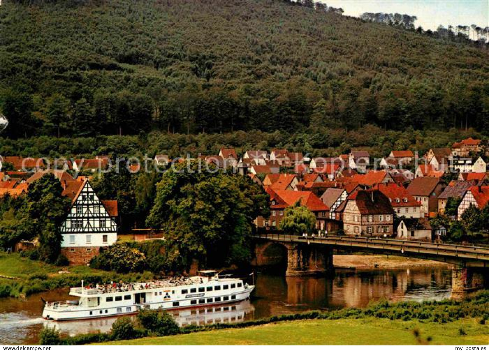 72692849 Oberweser Hessen Weser Bruecke Zwischen Rheinhardswald Und Solling Damp - Andere & Zonder Classificatie