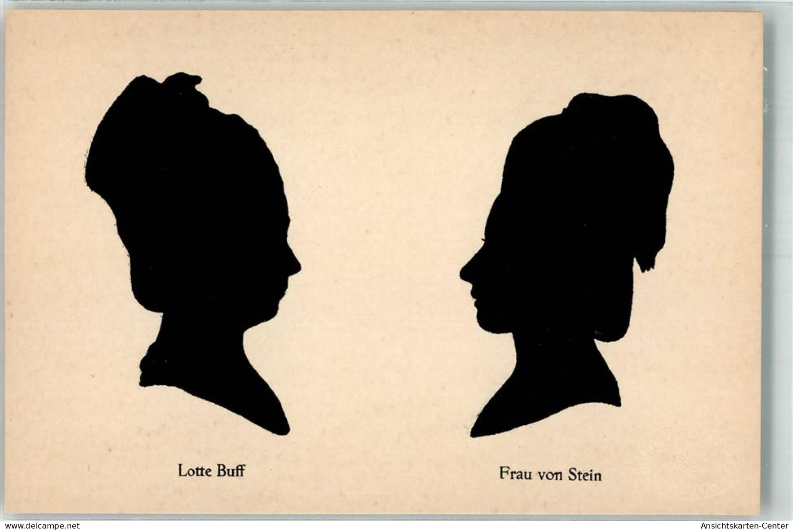 39744609 - Lotte Buff  Und Frau Von Stein  Goethe, Johann Wolfgang  Silhouetten II - Autres & Non Classés