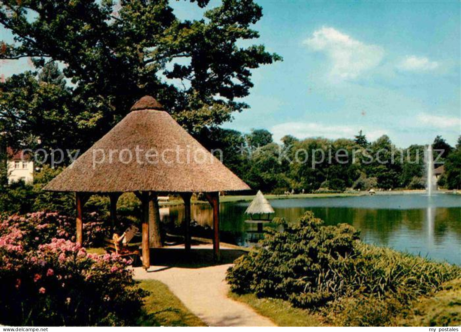 72692796 Bad Meinberg Kurpark Stausee Promenade Pavillon Bad Meinberg - Bad Meinberg