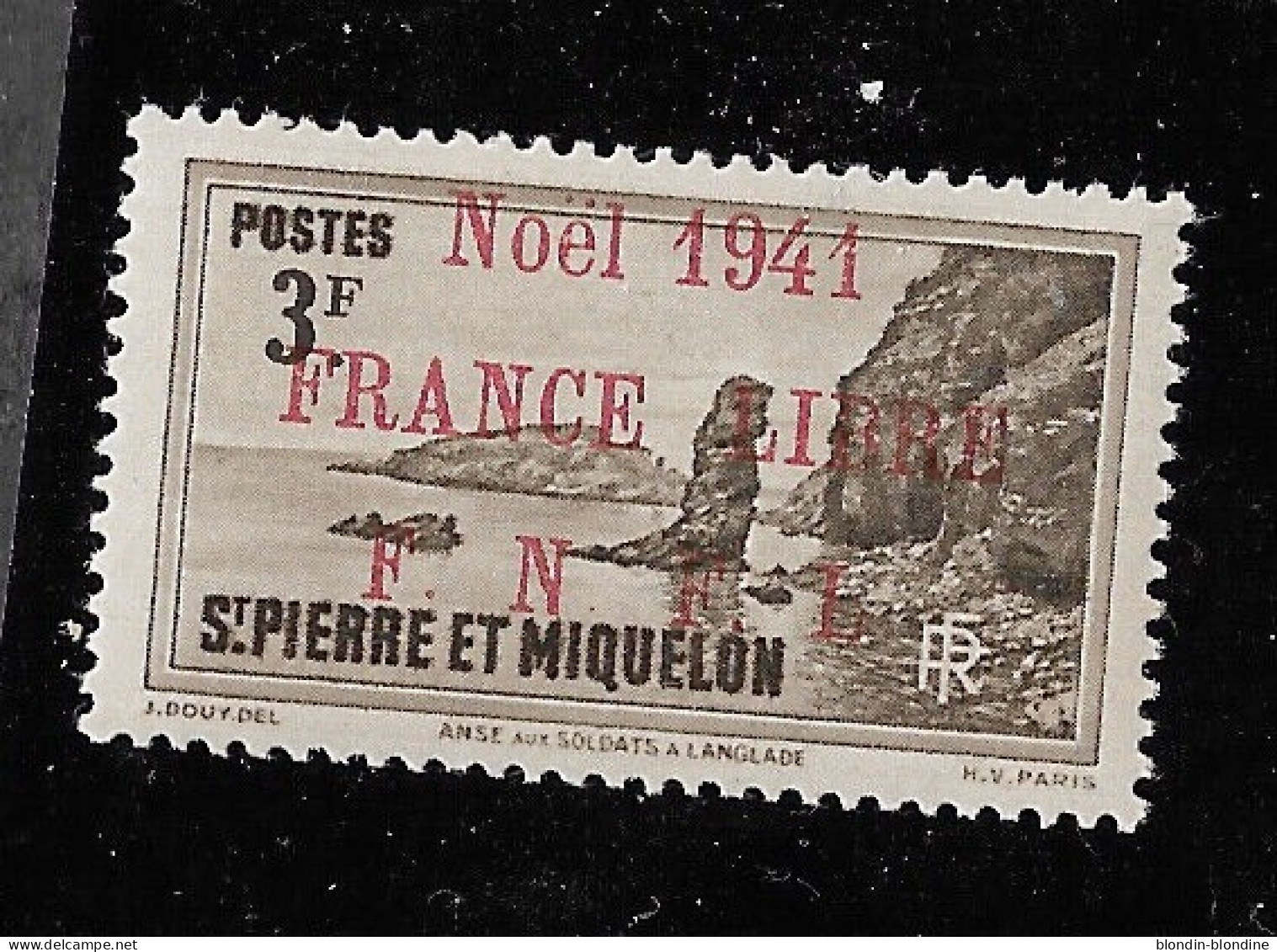 SPM MIQUELON YT 229A MVLH/VF..Rarement Vu Seulement 1500 Ex Imprimé... 100 % Authentique - Unused Stamps