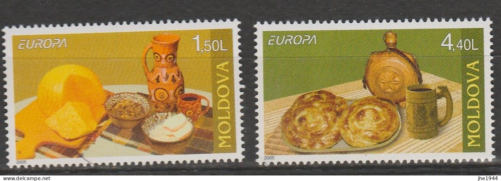 Europa 2005 Gastronomie Voir Liste Des Timbres à Vendre ** - 2005