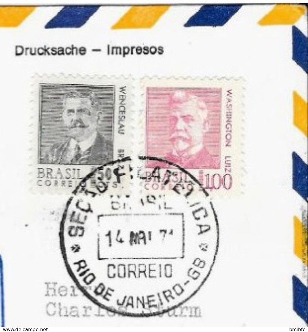 RIO DE JANEIRO 14 MAI 1971 - Lettres & Documents