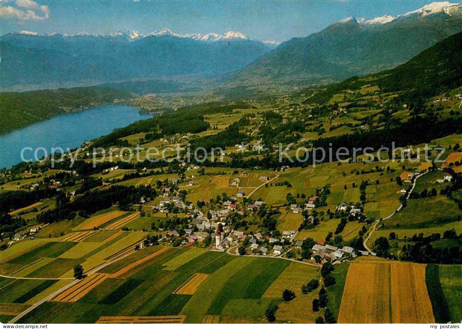 72692371 Obermillstatt Kaernten Millstaettersee Luftaufnahme Obermillstatt Kaern - Autres & Non Classés