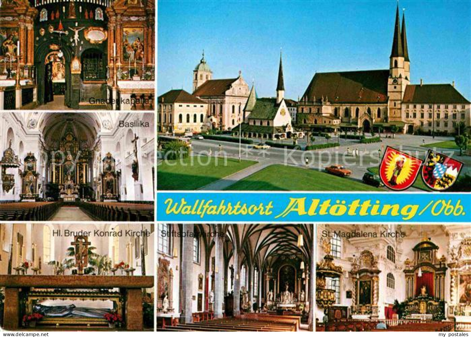 72692299 Altoetting Gnadenkapelle Basilika Hl Bruder Konrad Kirche Stiftspfarrki - Altötting