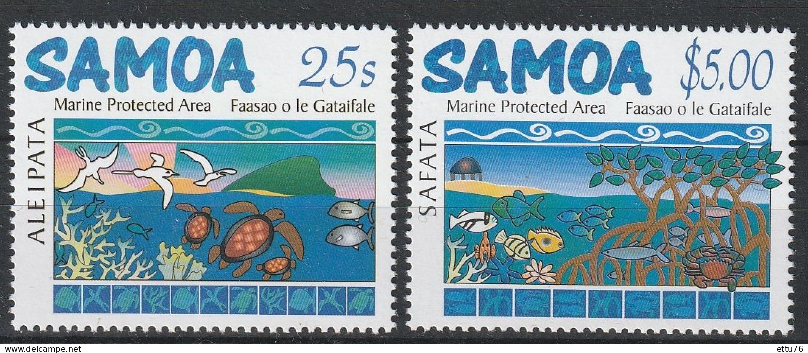 Samoa  2003  Marine Protected Area  Set  MNH - Samoa (Staat)