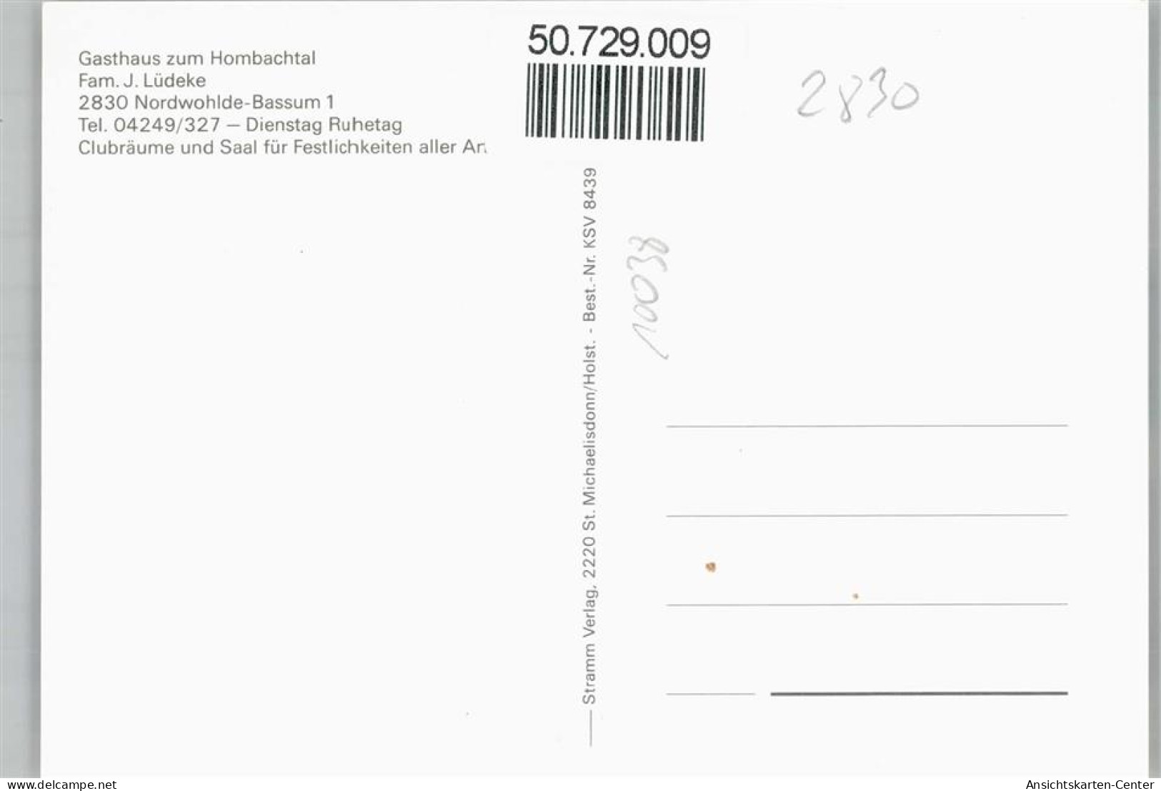 50729009 - Nordwohlde - Otros & Sin Clasificación